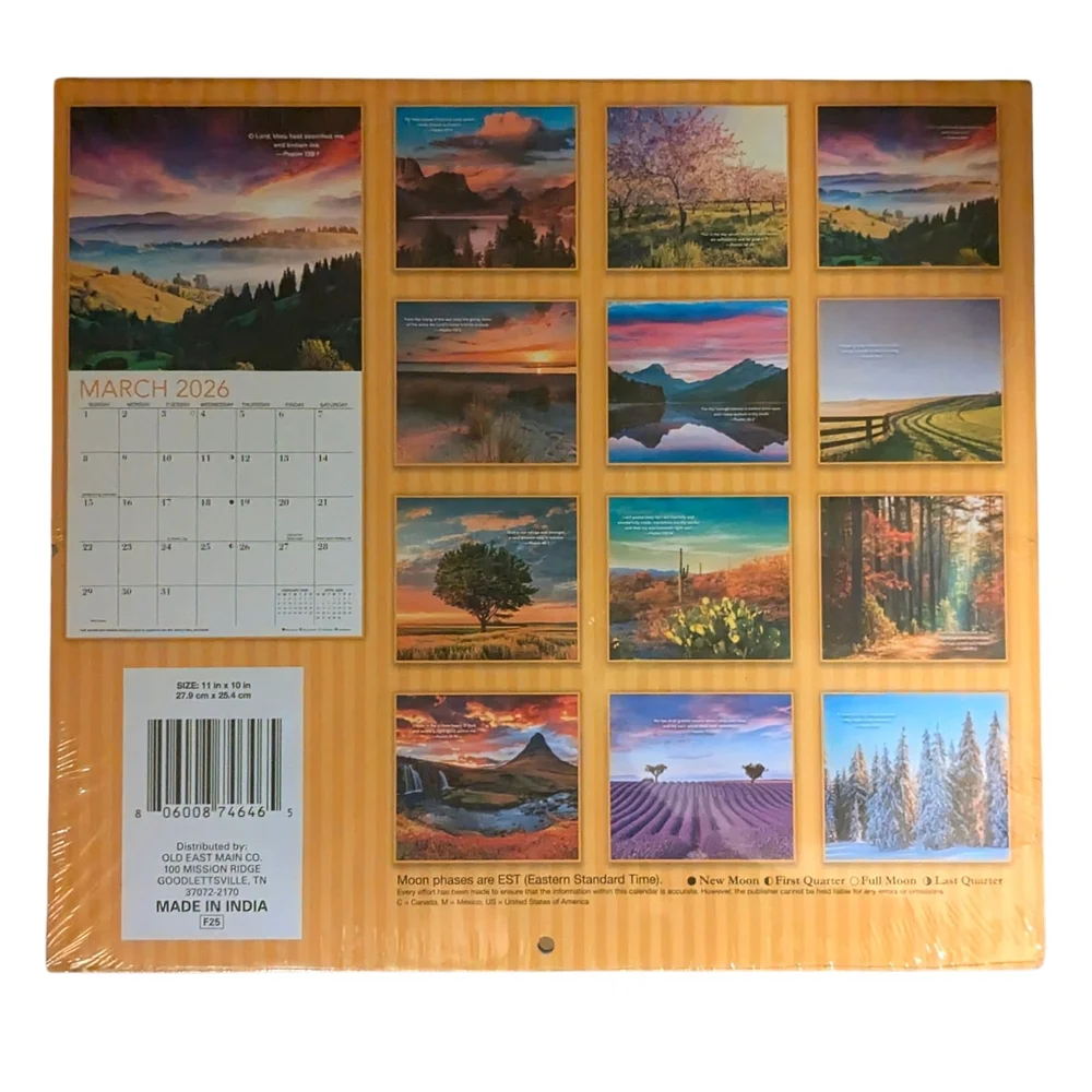 2026 Wall Calendar PSALMS 16 Month 11